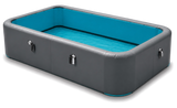 Piscine gonflable rigide Bluō Rectangle